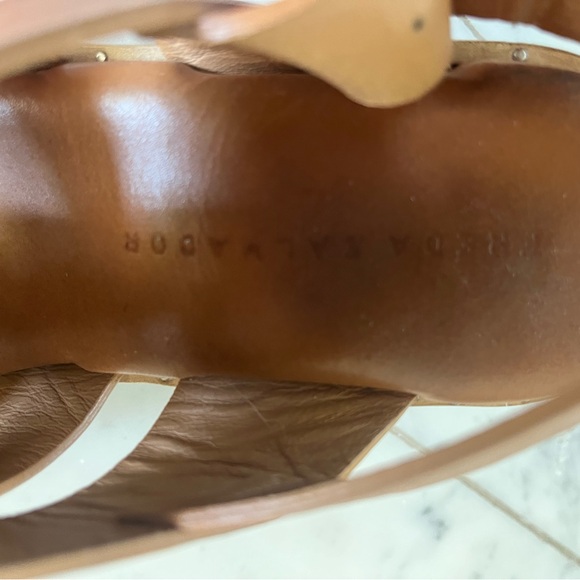 Freda Salvador JULIETA FISHERMAN BLOCK HEEL Sandals - Picture 8 of 8